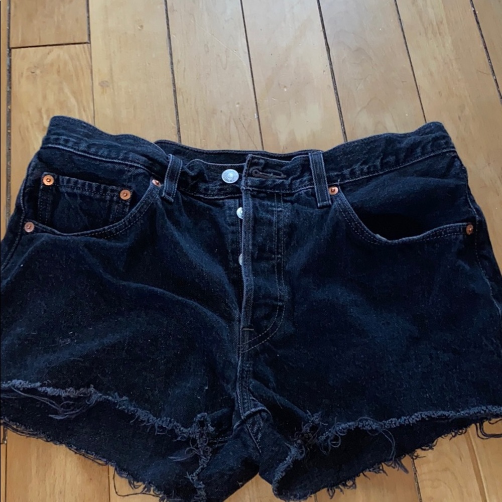 Black Levi shorts